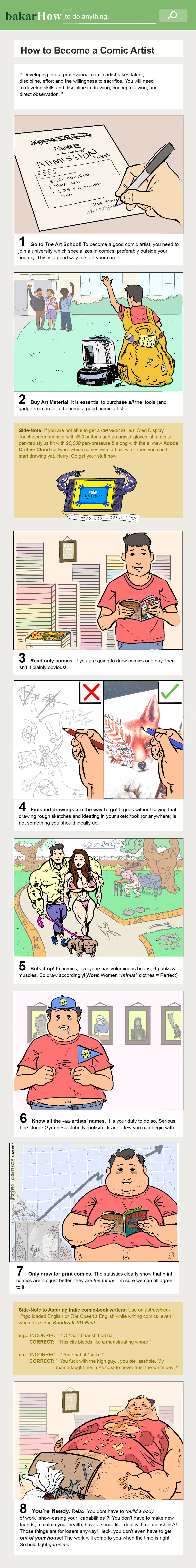 How to become a comic artist