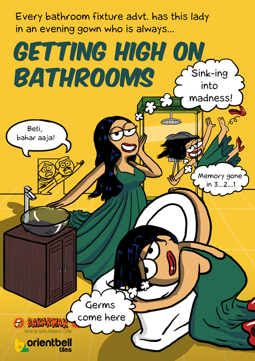 Getting high on bathrooms